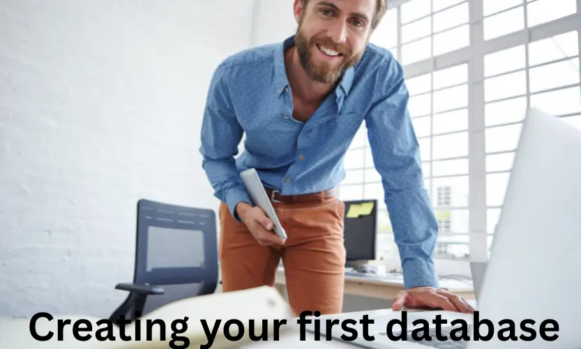 creating your first database