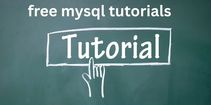 free mysql tutorials