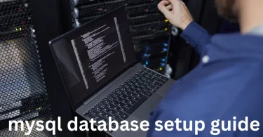 mysql database setup guide
