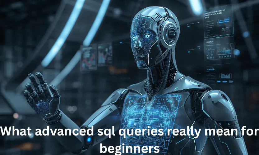 what advanced sql queries really mean for beginners